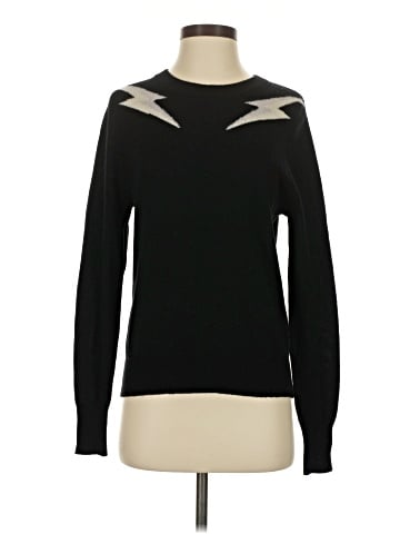 Aqua Cashmere Pullover Sweater (view 1)