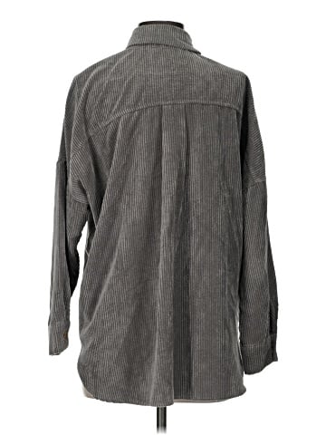 Stradivarius Long Sleeve Button-Down Shirt (view 2)