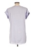 Express Gray Purple Short Sleeve Top Size L - photo 2