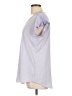 Express Gray Purple Short Sleeve Top Size L - photo 5