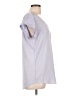 Express Gray Purple Short Sleeve Top Size L - photo 4