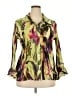 Cato 100% Polyester Green Long Sleeve Blouse Size 18 - photo 1