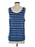 ALTERNATIVE 100% Linen Blue Tank Top Size S - photo 2