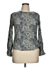 Morrison 100% Viscose Blue Long Sleeve Blouse Size 14 (6) - photo 1