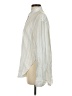 Babaton 100% Tencel Stripes Ivory Long Sleeve Button-Down Shirt Size XS - photo 5
