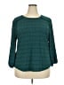 Adrianna Papell Teal 3/4 Sleeve Top Size XXL - photo 1