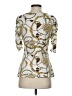 Thalia Sodi Gold Ivory 3/4 Sleeve Top Size S - photo 2