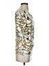 Thalia Sodi Gold Ivory 3/4 Sleeve Top Size S - photo 4