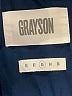 Grayson 100% Cotton Solid Blue Long Sleeve Button-Down Shirt Size Med (3) - photo 7