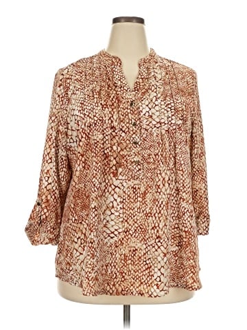 Avenue 3/4 Sleeve Blouse (view 1)