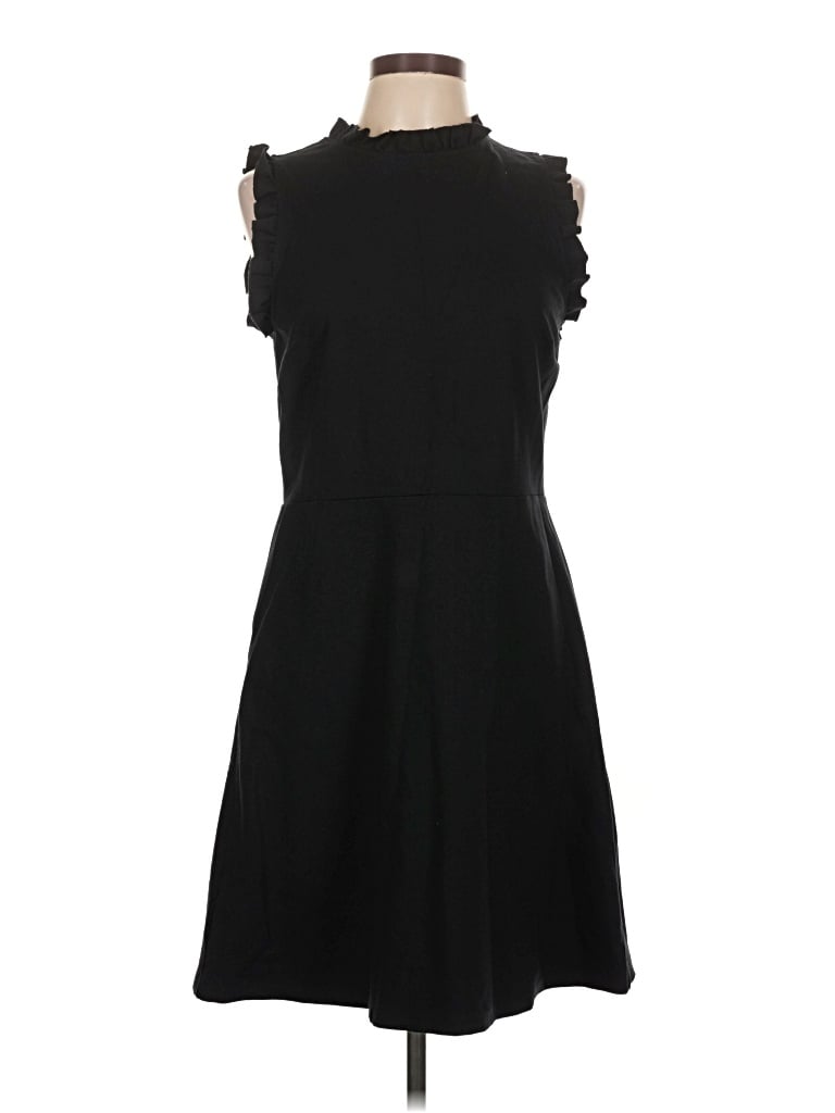 Pre-owned Ann Taylor Loft Cocktail Dress In Black