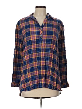 J. Peterman 3/4 Sleeve Button Down Shirt