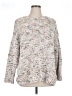 Cupio 100% Polyester Tweed White Pullover Sweater Size 1X - photo 1