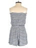 Divided by H&M 100% Viscose Stripes Blue Romper Size 4 - photo 2