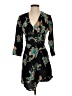 Sandro 100% Polyester Print Black Cocktail Dress Size S (estimated) - photo 1