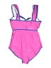Unbranded Color Block Pink One Piece Swimsuit Size M - photo 2
