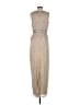 Mac Duggal 100% Polyester Tweed Tan Cocktail Dress Size 6 - photo 2