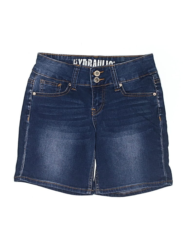 Pre-owned Hydraulic Denim Shorts In Blue