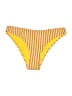 Berlook Stripes Yellow Swimsuit Bottoms Size XL - photo 1