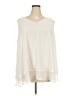 Lane Bryant 100% Polyester Ivory Sleeveless Blouse Size 24 - photo 1