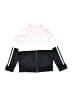 Adidas 100% Polyester Color Block Pink Track Jacket Size 6 - photo 1