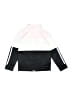 Adidas 100% Polyester Color Block Pink Track Jacket Size 6 - photo 2