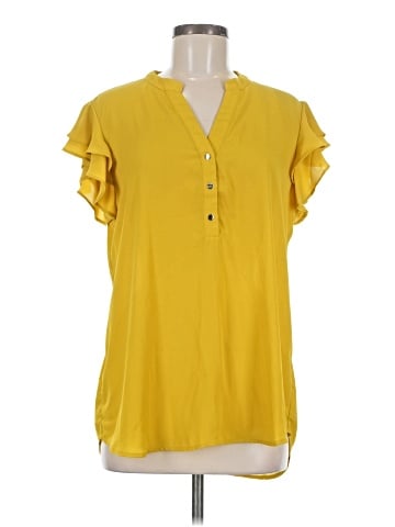 Carmen Carmen Marc Valvo Short Sleeve Blouse (view 1)