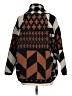 Unbranded 100% Polyester Houndstooth Brown Pullover Sweater Size L (estimated) - photo 2