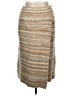J.Crew Chevron-herringbone Tan Ivory Wool Skirt Size M - photo 1