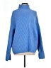 H&M Solid Blue Turtleneck Sweater Size L - photo 1