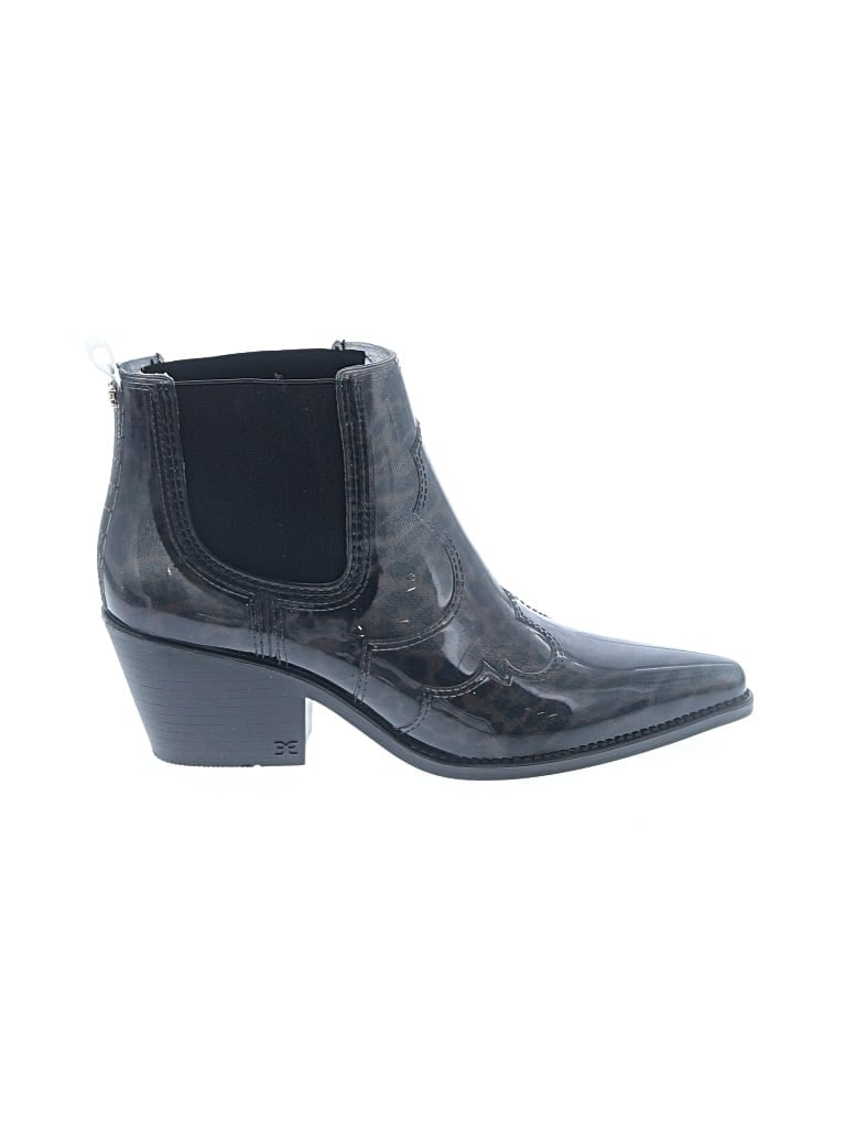 Pre-owned Sam Edelman Ankle Boots In Black