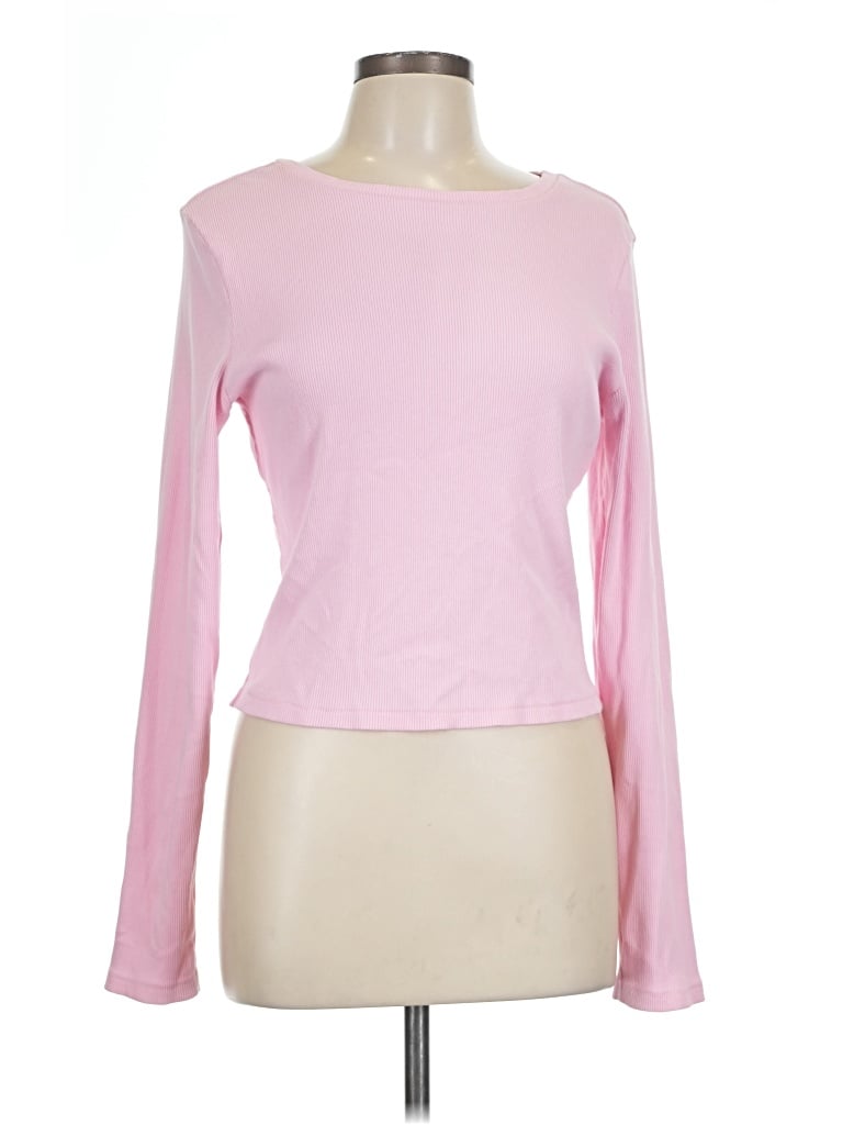 Pre-owned Universal Thread Long Sleeve T-shirt In Pink