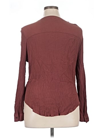 a.n.a. A New Approach Long Sleeve Blouse (view 2)
