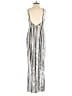NBD 100% Polyester Stripes Silver Jumpsuit Size XS - photo 2