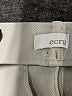 Ecru Solid Gray Dress Pants Size S - photo 4