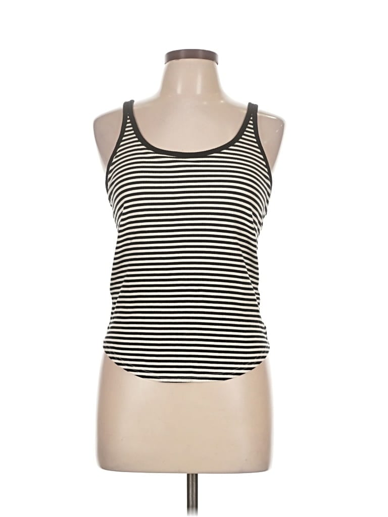 Pre-owned Jcrew Tank Top Black Halter Neckline Tops