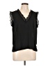 Veronica M. Black Sleeveless Blouse Size L - photo 1