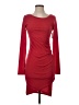 Leith Solid Red Cocktail Dress Size S - photo 1