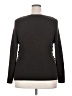Lafayette 148 New York 100% Wool Black Brown Wool Pullover Sweater Size 2X - photo 2