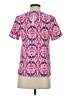 MM Couture 100% Polyester Pink Short Sleeve Blouse Size S - photo 2