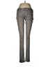 Express Jeans Animal Print Gray Jeggings Size 4 - photo 1
