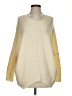Lulus Color Block Yellow Pullover Sweater Size S - photo 1