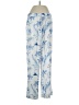 Talbots 100% Rayon Print Blue Casual Pants Size S - photo 1