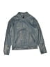 Zella Metallic Silver Track Jacket Size 7 - 8 - photo 1
