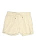 Rafaella Solid Yellow Shorts Size S - photo 1