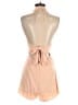 Le Lis 100% Polyester Solid Pink Tan Romper Size S - photo 2