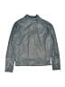 Zella Metallic Silver Track Jacket Size 7 - 8 - photo 2