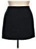 Marika Solid Black Casual Skirt Size XL - photo 1
