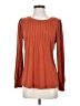Automet Orange Long Sleeve Blouse Size S - photo 1