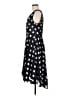 Ann Taylor 100% Polyester Polka Dots Black Cocktail Dress Size 8 - photo 5